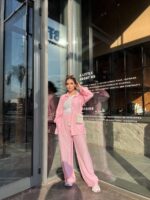 Lara's Linen Suit - Pink - Image 2