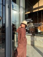 Lara's Linen Suit - Brown - Image 3