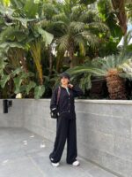 Lara's Linen Suit - Black - Image 3