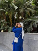 Lara's Linen Suit - Blue - Image 4