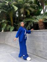Lara's Linen Suit - Blue - Image 3