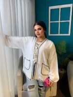 Lara's Linen Blouse White - Image 7